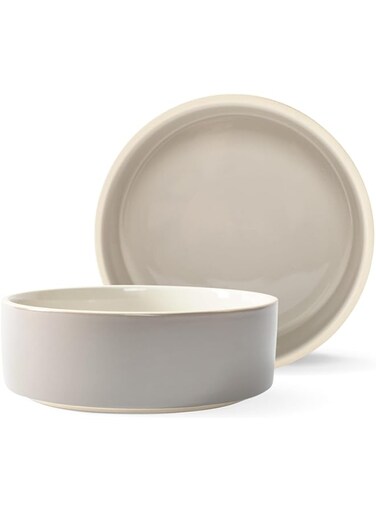 PetShop by Fringe Studio Minimal Cocoa Pet Bowl - BROWN/6.5X2.5