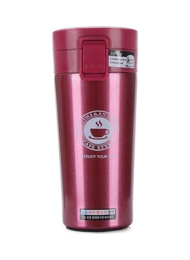 Wall Stainless Steel Vacuum Flask Red