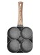 DIAMONDS 4 Hole Egg Frying/Pan Cake/Hamburger/Omlet Frying Pan Non-stick Cooking Pan Multipurpose