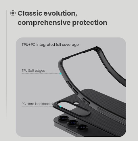 Samsung Galaxy S25 Case, Super Frosted Shield Pro, Matte PC Hard Back Cover, Anti-scratch Protection, Slim Design Samsung Galaxy S25 5G 2025 Black