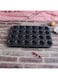 Nonstick Muffin Pan, Mini Cupcake Pans Set, Tins for Baking, 24-Cup, Black