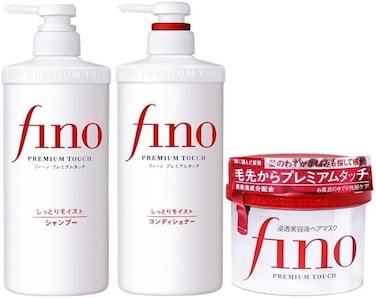 Fino Premium Touch Hair Ste Bundle Hair Shampoo, Conditioner And Hair Mask For Damaged Hair Growth