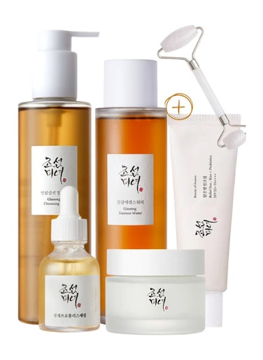 Beauty Of Joseon Infinite Hydration Collection For Natural Glow Ginseng Cleansing Oil Ginseng Essence Water Glow Serum Dynasty Cream Sunscreen Rice + Probiotics SPF50+ PA++++ 410ml