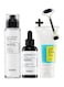 Cosrx Radiant Glow Set &amp; Face Massage Roller - The 6 Peptide Skin Booster - Vitamin C 23 Serum - Low pH Good Morning Gel Cleanser - Embrace Effortless Radiance For Your Skin 320ml