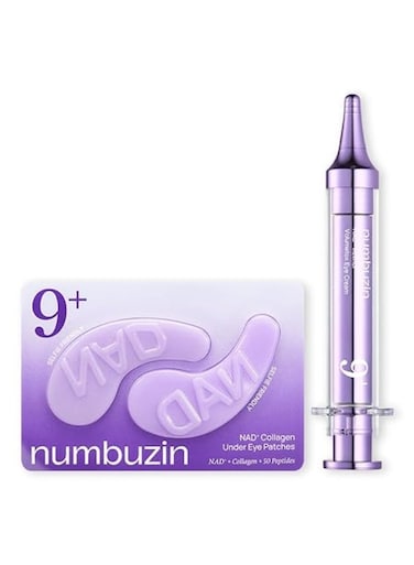 مجموعة العناية بالعين ضد التجاعيد numbuzin No.9 NAD+   الببتيدات، النياسيناميد   أكياس العين المنتفخة، الهالات السوداء، شد البشرة   العناية بالبشرة الكورية