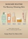 K-Secret Seoul 1988 Brightening Skincare Set &ndash; Glow Serum With Niacinamide 15% &amp; Yuja 30ml, Capsule Cream With Niacinamide 5% &amp; Yuja 50ml, And Cream