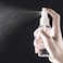 Plastic Spray Bottles with White Fine Mist Sprayers,60ml ,Pack of 6, Refillable Liquid Containers for Essential Oils-Transparent