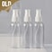 Plastic Spray Bottles with White Fine Mist Sprayers,60ml ,Pack of 6, Refillable Liquid Containers for Essential Oils-Transparent