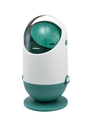 Innovative Flip-Top Waste Bin Swing Lid, Dual-Lid Design, Separate Inner Bucket, Detachable Container, and Sleek Handle Design for Effortless Use