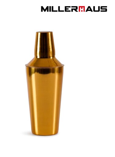 COCKTAIL SHAKER 750ML WITH HAMMERED AND COLOR OUTSIDE Bar Accessories - Stainless Steel