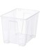 Samla Storage Box, Transparent, 39X28X28 cm/22 L