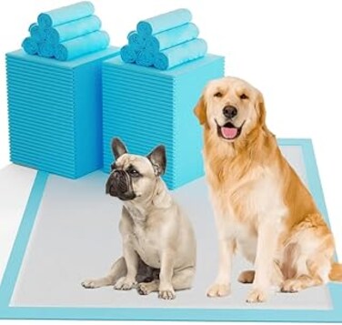 60 x 90 cm Disposable Changing Mat for Baby and Pets   Premium Pee Pads for Dogs   Ultra Absorbent Underpads   Incontinence Bed Mats   Waterproof Baby Changing Pad   20-Pack Puppy Training Pads