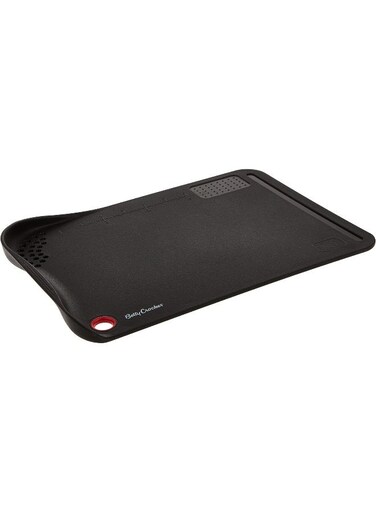 Plastic Multi-Function Cutting Board Black 30L x 20W x 3Th cm