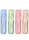 Reusable Travel Utensils Set with Case&iuml;&frac14;&OElig;4 Sets Wheat Straw Reusable Spoon Knife Forks Tableware, Cutlery Set for Lunch Box for Adults Kids