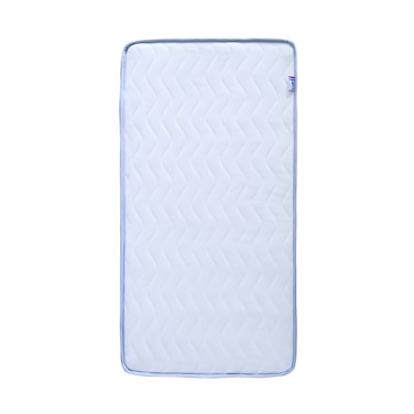 Tineo 2-Sided Seasonal Baby Mattress with Removable Washable Cover, Summer and Winter Sides, Anti-Allergen, 10cm Thick, Made in France