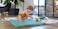 Tin&eacute;o 3-in-1 Jungle Buddies Smart Play Mat &ndash; Multifunctional Foldable Baby Play Mat, Extra Bed &amp; Pouf, Waterproof, Removable &amp; Washable Cover, Made in France