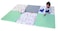 Tin&eacute;o 5-in-1 Indian Spirit Maxi Smart Play Mat &ndash; Multifunctional Play Mat, Extra Bed, Pouf, Tunnel &amp; Cabin, Waterproof, Removable &amp; Washable Cover, Made in France
