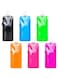 SYOSI Foldable Sports Bottle,6 Pcs Colorful Reusable Drink Pouches Bags,480ml Collapsible Water Bottles for Outdoor Sports,Biking,Hiking,Travel