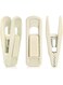 TOROTON Velvet Hangers Clips, Pants Hangers Velvet Clips, Strong Finger Clips Perfect for Thin Velvet Hangers, 20 Pack Beige