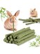 FDTY 25 PCS Timothy Hay Sticks for Rabbits Guinea Pig Hamsters Chinchilla Bunny Chew Toys for Teeth Treats Accessories (alfalfa grass)