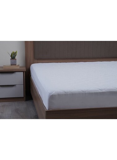 Home Microfibre Waterproof Mattress Protector 180x200+33cm-White