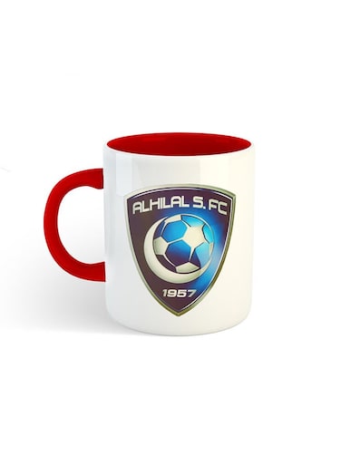 Club Hi Printed Mug White/Red
