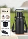 1000ml Water Bottle 316 Stainless Steel Travel Coffee Cup Water Cup Tea Cup Vacuum Insulated Bottle Car Cup Vacuum Cup Leakproof Insulated Cup Water Bottle Thermos With Led Touch Screen Tempreture Display With Double Wall Vacuum Insulated Black