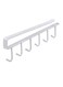 Wardrobe Holder Kitchen Storage Rack White 26x6.5x1.5cm