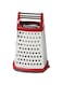 KitchenAid - KN300OSERA KitchenAid Gourmet 4-Sided Stainless Steel Box Grater with Detachable Storage Container, Small, Red