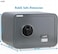 Safe Box with Biometric Fingerprint Lock, A4 Document Size Safety Deposit Box for Home Office Shop RB25QC9 (25x35x28cm) Grey