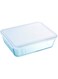 Pyrex Cook &amp; Freeze Clear glass Rectangular Bowl/Dish/Container With Plastic Lid 1.5 Liter (2427046) Food Storage Container,glass baking dish with lid
