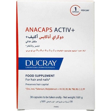 Ducray Anacaps Food Supplement For Hair Loss 26G