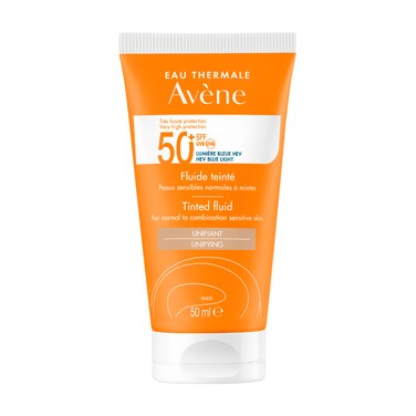 Avene SPF 50+ Tinted Fluid Sunscreen, 50ml