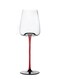 Modern hand-blown crystal tumbler with thin rim and long handle, suitable for everyday use, unique wedding anniversary or birthday gift (340ml)