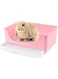 Baffect Rabbit Litter Box,2pcs (Pink)