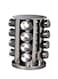 Stainless Steel Rotating Spice Rack With 16 Jars