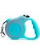 Oasisgalore Retractable Dog Leash Lightweight 10/16FT Leash with Non-Slip Handle, for Small Dogs Puppy (Gray Blue, 10 FT)