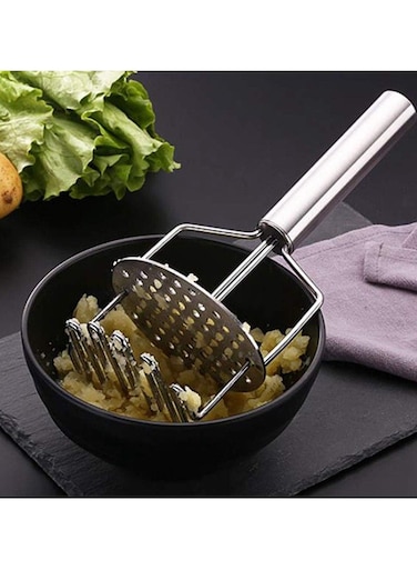 in 1 Potato Masher and Ricer Stainless Steel Dual-Press Design Premium Heavy Duty Masher