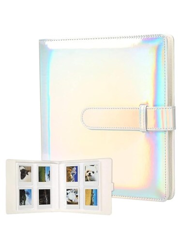 Bolivia's Photo Albums, Leather Photocard Holder Book, Waterproof Large Capacity DIY Albums with Clips, Simple Design 256 Pockets Photo Album for Family Photos and Wedding Photos Storage