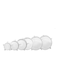 Kitchen Home Silicone Stretch Lids Durable &amp; Expandable Reusable Food Saver Covers Kitchen Pan Spill Lid Stopper Cover 6Pcs/Set Clear