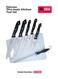 7-Piece Kitchen Knife With Plastic Cutting Board Set