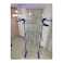 SUKILO Double Pipes Stainless Steel Cloth Drying Stand with Wheels &ndash; Foldable 3-Tier Floor Dryer R