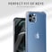Muzz Clear Case for iPhone 15 Pro, Anti-Scratch PC Back, Slim TPU Shockproof Bumper Cover, Clear (iPhone 15 Pro)