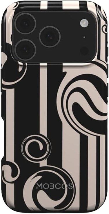 Mobcos iPhone 17 Pro Modern Muse Premium Case Compatible with Hybrid Dual-Layer Hard Shell + Silicone Protection - Scratch-Resistant Shockproof Mobile Cover