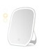 Azonee Makeup Mirror, Travel Mirror with LED Lighted Touch Screen Adjustable Light Brightness, Portable Travel Mirror USB Rechargeable, Adjustable Standing Angle Mirror