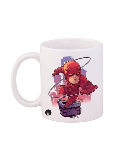 Daredevil Printed Mug White/Red/Purple