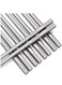 Steel Chopsticks, Silver Metal Reusable Chopsticks, Dishwasher Safe Metal Chopsticks Square Lightweight Chop Non-slip Sticks, Gift Set 5 Pairs