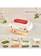 Grid Ice Cube Tray with Storage Box and Lid, Flip Press Easy Release Ice Maker, Reusable Ice Cube Mold with Ice Storage Container, Food Grade Freezer Ice Box for Cold Drinks, Juice, Iced Coffee and Parties