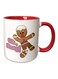 Oh Broken Snapped Ceramic Mug Red/White