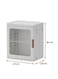 Single Layer Clear Folding Storage Boxes with Wheels